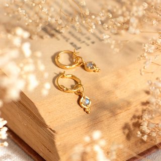 Ananda Soul - Dreamseed Earrings - Labradortie - Gold